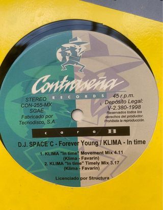 MAKINA 1992.  DJ SPACE 'C - KLIMA  Muy buen estado