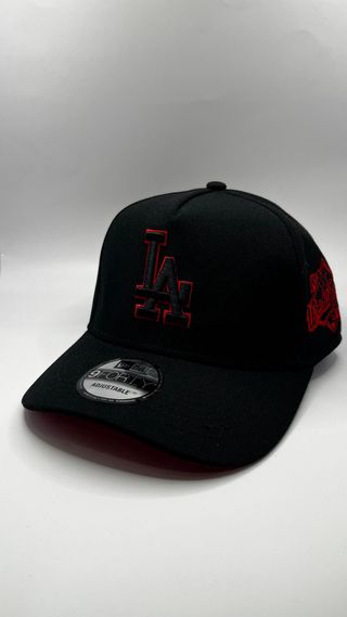 Gorra New Era LA Dodgers Negra Roja