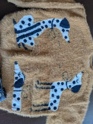 Conjunto falda pantalón y jersey niña 3 años