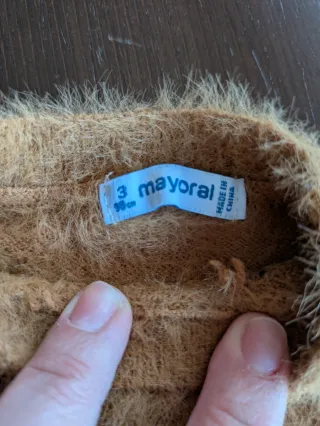 Conjunto falda pantalón y jersey niña 3 años