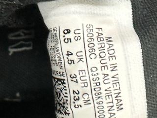 Converse All Star nere Tg 37