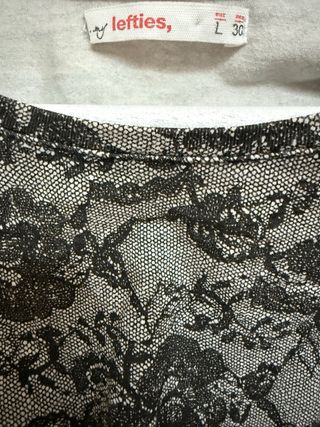 Top corto manga larga