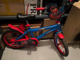 Bicicleta Spiderman 14 4-6 años