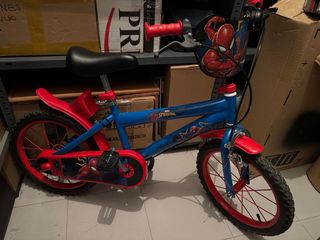 Bicicleta Spiderman 14 4-6 años