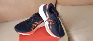 Zapatillas Asics Azul y Naranja
