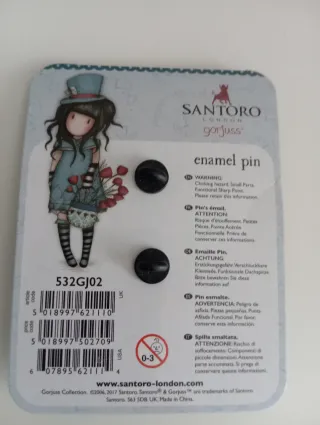 Pin de esmalte Gorjuss El Sombrero