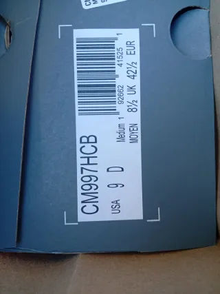 Zapatillas New Balance 997 Beige/Blanco Talla 42.5