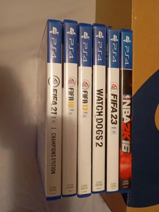 Lote Juegos PS4: FIFA, Watch Dogs, NBA 2K