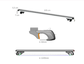 Barras de Techo Universales