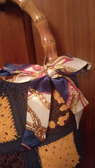 Borsa Granny uncinetto