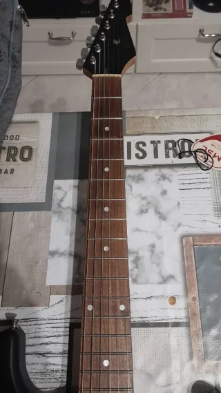 Chitarra elettrica con custodia