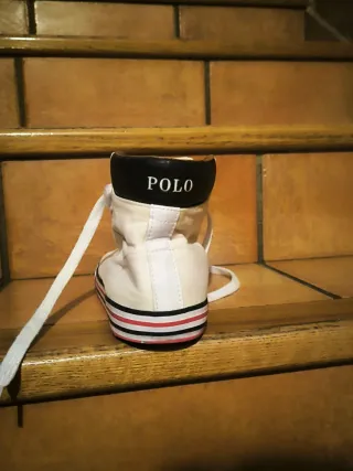 Zapatillas Ralph Lauren Bota Blancas