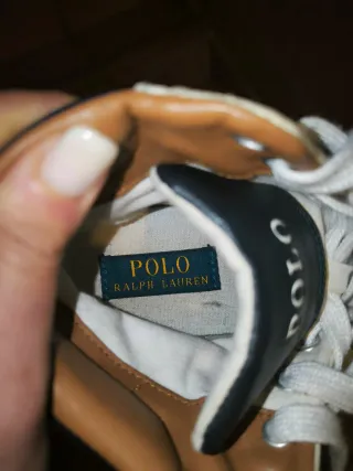 Zapatillas Ralph Lauren Bota Blancas