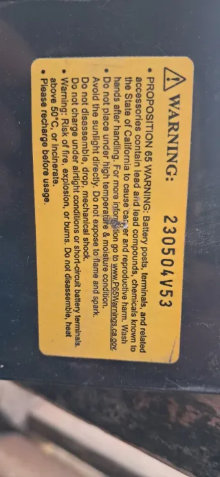 Batería 12V 12Ah Pb. Dispongo de 20.