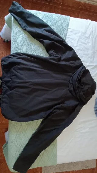 Chaqueta Impermeable Quechua Verde Oscuro Talla L