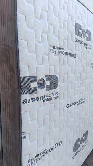 Colchon 150x200 de 25cm carbono activo expo
