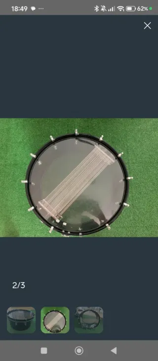 Tambor/Pandereta Infantil Negro