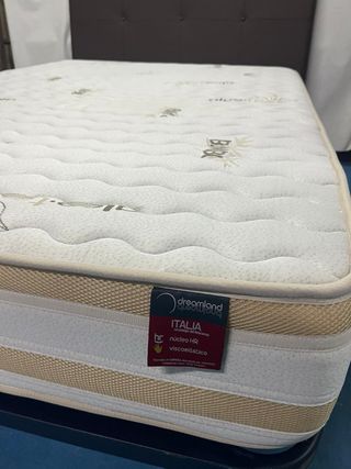 Somier Reforzado + Colchón Visco 135x190