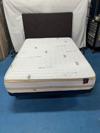 Somier Reforzado + Colchón Visco 135x190