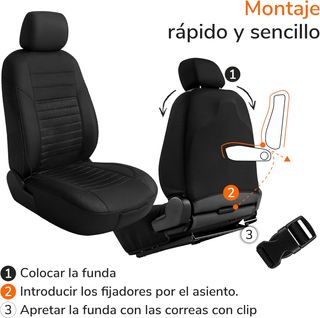 Fundas asientos coche delanteros NUEVAS