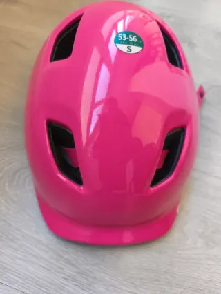 Casco rosa bicicleta niña Talla S