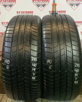 4UD 235 40 19 Y BRIDGESTONE RUEDA AL 90% DE VIDA