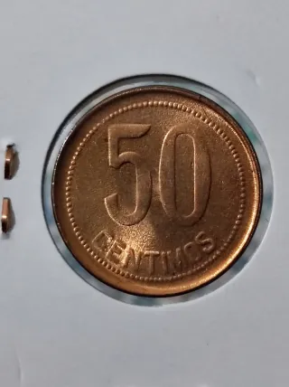 España 50 Centimos 1937 Orla Mixta Sc