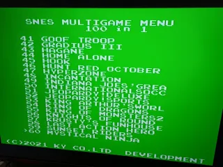 Cartucho 100 en 1 Super Nintendo SNES