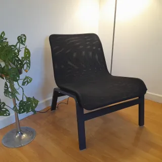 Butaca Ikea negra