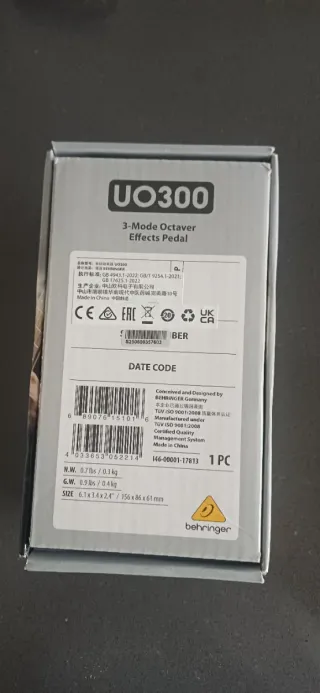 Pedal Behringer Octaver UO300