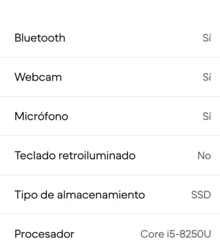 Portátil HP 15-da0xxx Azul del 2017.