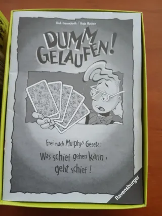 Juego de cartas Dumm gelaufen! Ravensburger