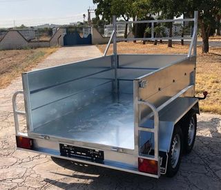 NUEVO: Remolque galvanizado de dos ejes