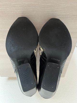 Botas de piel con tacon 39