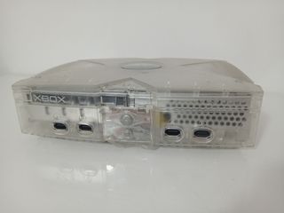 Xbox Crystal Console + Controller + Telecomando