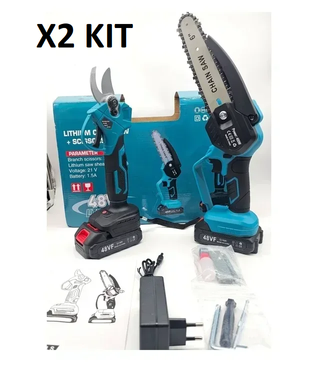 Kit Forbici E Motosega Giardinaggio 48V