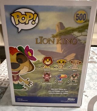 Funko Pop! Luau Timon Disney 500 Nuevo