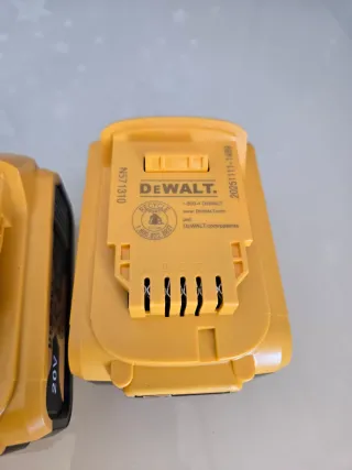 2 Baterías DeWALT 20V 6Ah Li-Ion