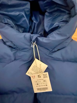 Chaqueta acolchada Zara niño azul