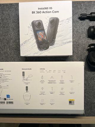 Insta360 X5 + Kit Moto + Accesorios