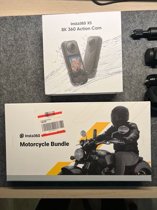 Insta360 X5 + Kit Moto + Accesorios