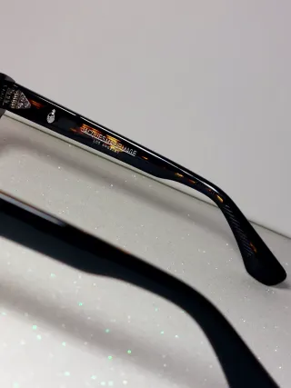 Occhiali Jacques Marie Mage neri e viola