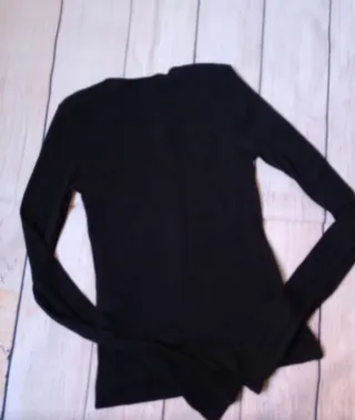 Chaqueta top punto combinada encaje Zara