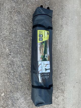 Carpa plegable negra sin estrenar