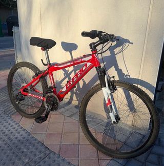 Bicicleta de Montaña Roja