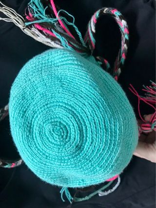 Bolso Wayuu artesanal multicolor