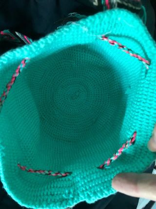 Bolso Wayuu artesanal multicolor