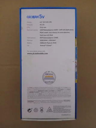 Caja Alcatel 5V.
