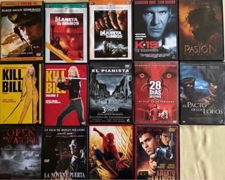 Lote 15 Películas DVD Acción/Aventura/Drama