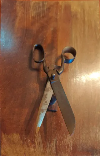 Tijeras de sastrería antiguas